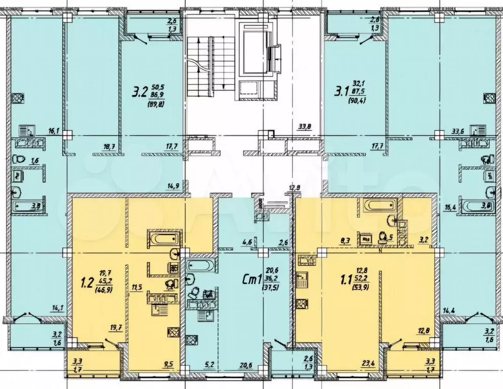 Квартира-студия, 36 м, 7/9 эт. - Фото 0