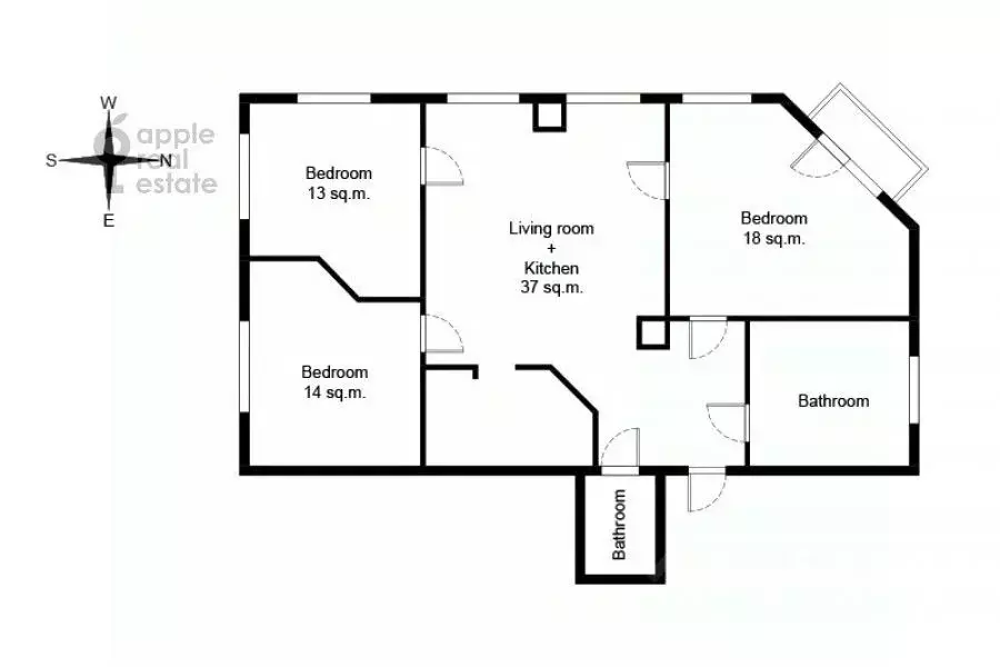 4-к кв. Москва Мясницкая ул., 17С2 (100.0 м) - Фото 1