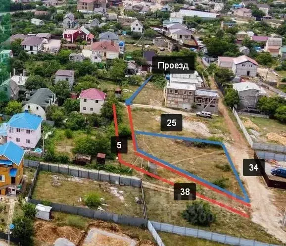 Участок в Севастополь ш. Фиолентовское, 74к1 (5.0 сот.) - Фото 0