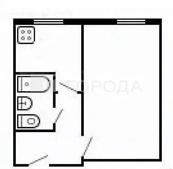 1-к кв. Алтайский край, Барнаул ул. Весенняя, 6 (33.8 м) - Фото 2