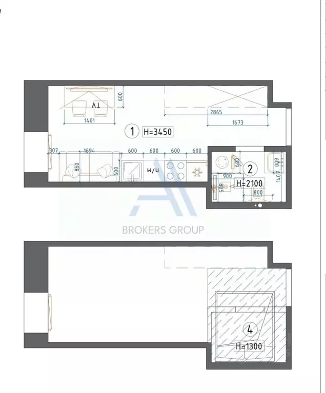 Студия Татарстан, Казань ул. Горького, 24 (20.6 м) - Фото 1