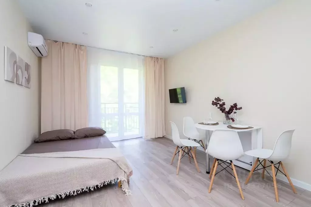Студия Краснодарский край, Сочи ул. Искры, 88к3 (28.0 м) - Фото 0