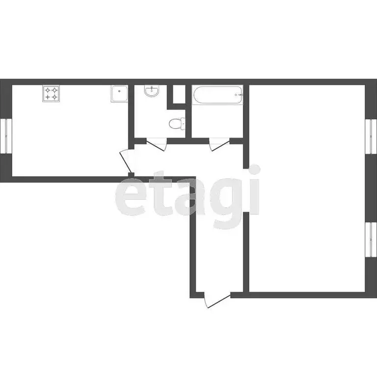 Квартира-студия: Пермь, улица Карпинского, 14 (29.4 м) - Фото 0