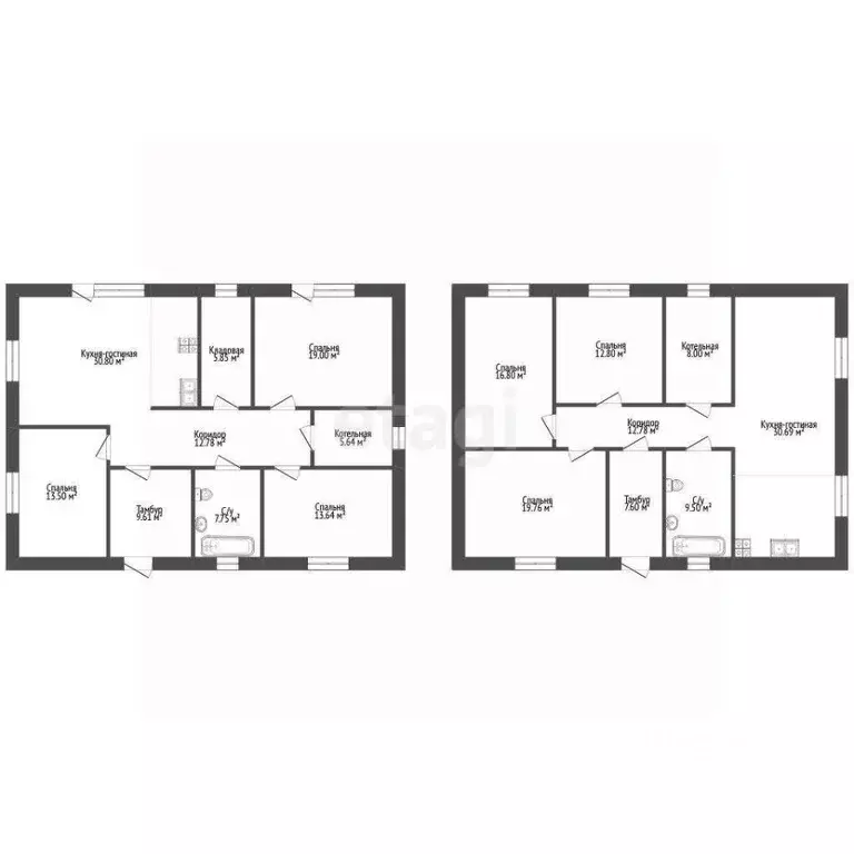 Дом в Самарская область, Волжский район, Черноречье с/пос, с. ... - Фото 2