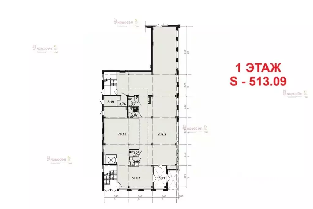 Торговая площадь в Свердловская область, Екатеринбург ул. Очеретина, 4 ... - Фото 2