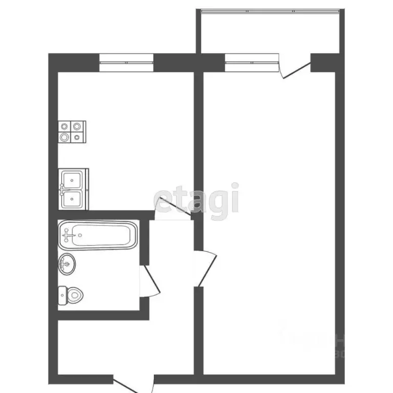 1-к кв. Мордовия, Саранск ул. Тани Бибиной, 17 (37.5 м) - Фото 0