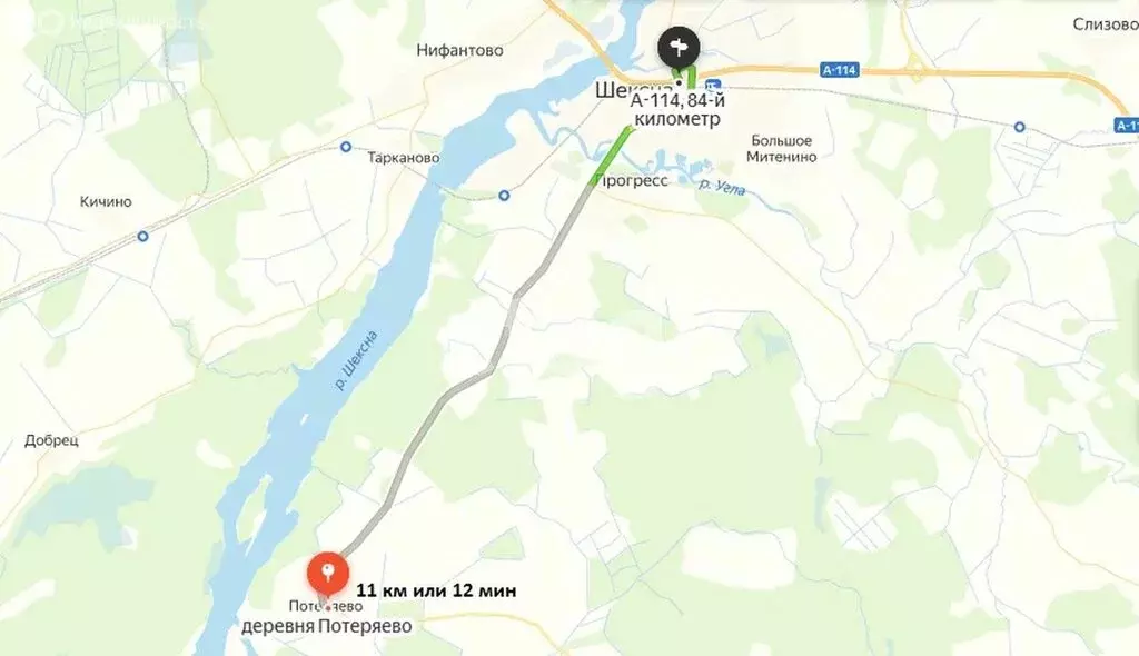 Участок в Вологодская область, Шекснинский муниципальный округ, ... - Фото 2