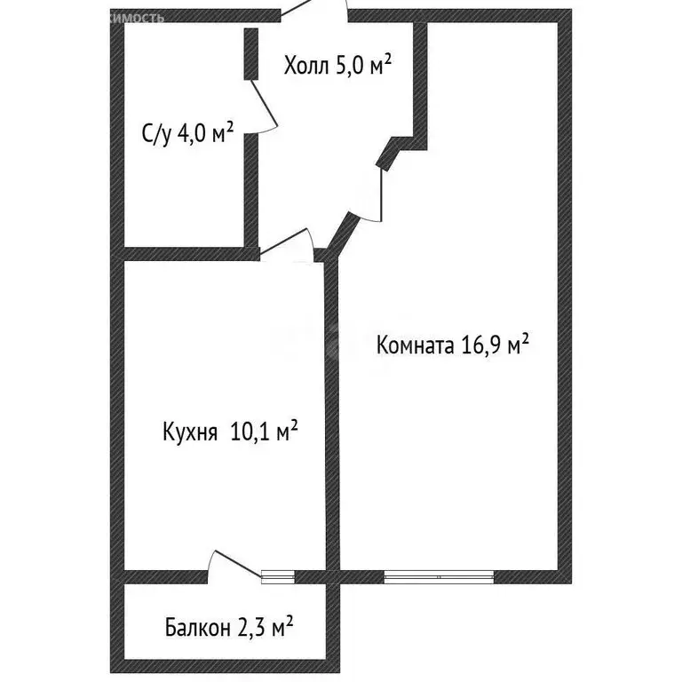 1-комнатная квартира: Краснодар, улица Евгении Жигуленко, 9 (35 м) - Фото 0
