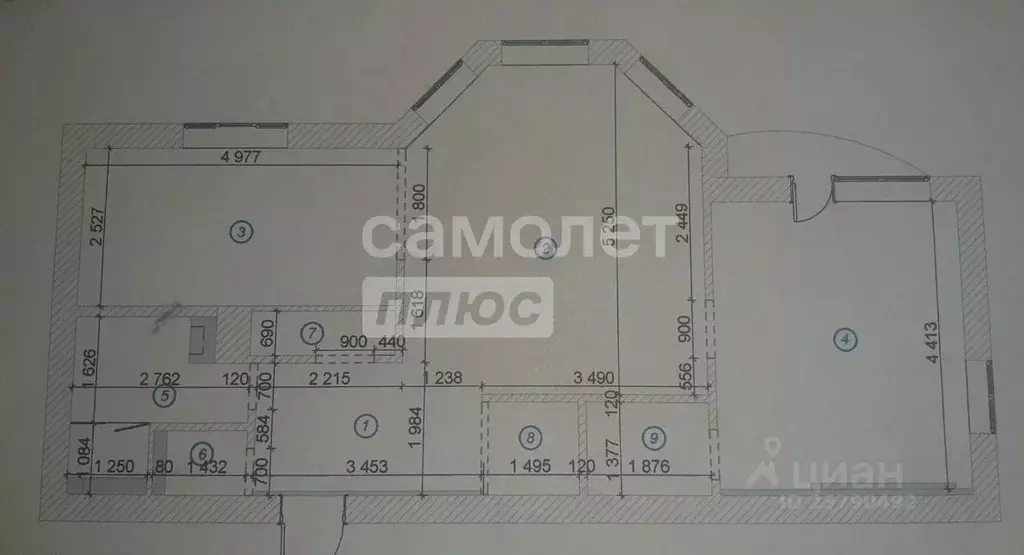 2-к кв. Астраханская область, Астрахань ул. Латышева, 7В (72.9 м) - Фото 1