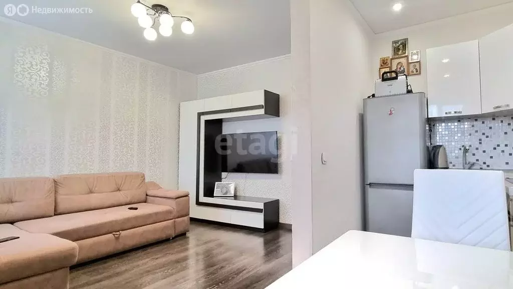 Квартира-студия: село Донское, Молодёжная улица, 6 (26.9 м) - Фото 1