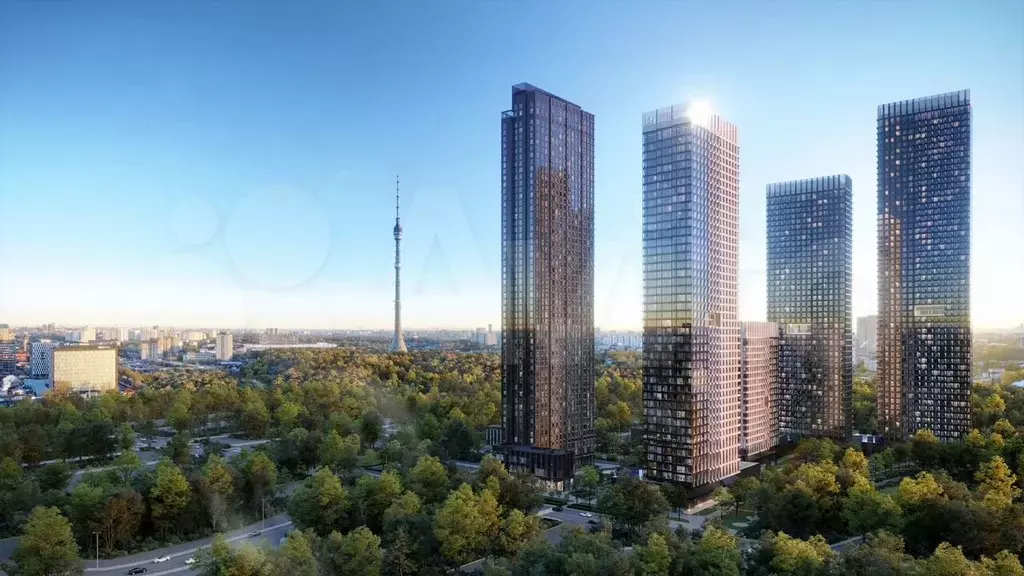 Квартира-студия, 34,2 м, 22/47 эт. - Фото 0
