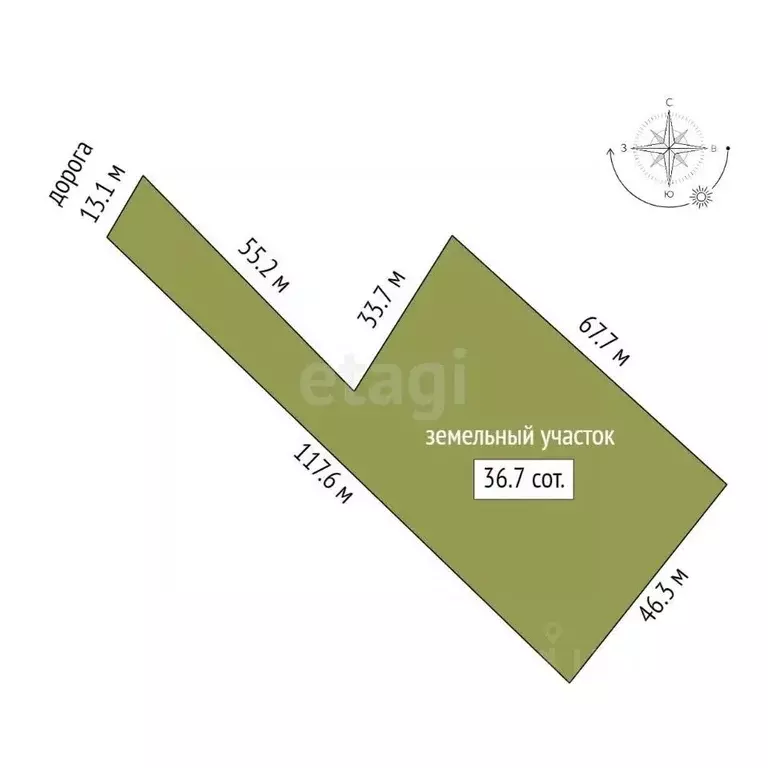 Участок в Тюменская область, Тюмень Ирбитский Тракт 3-й км от ... - Фото 1