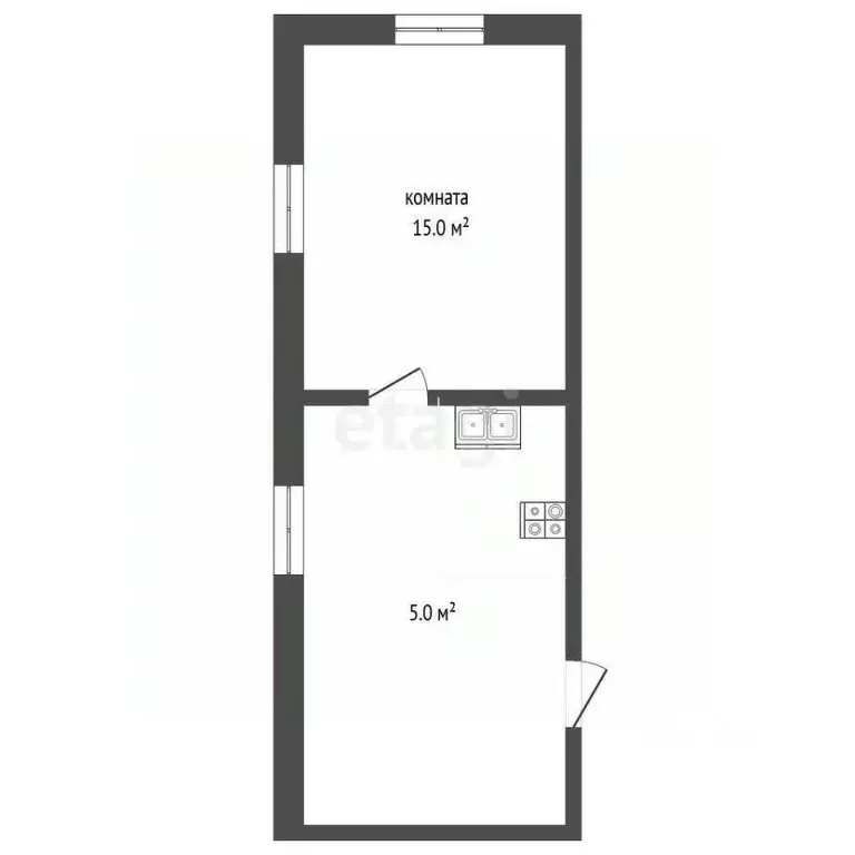 Студия Костромская область, Кострома ул. Нижняя Дебря, 13 (20.0 м) - Фото 2