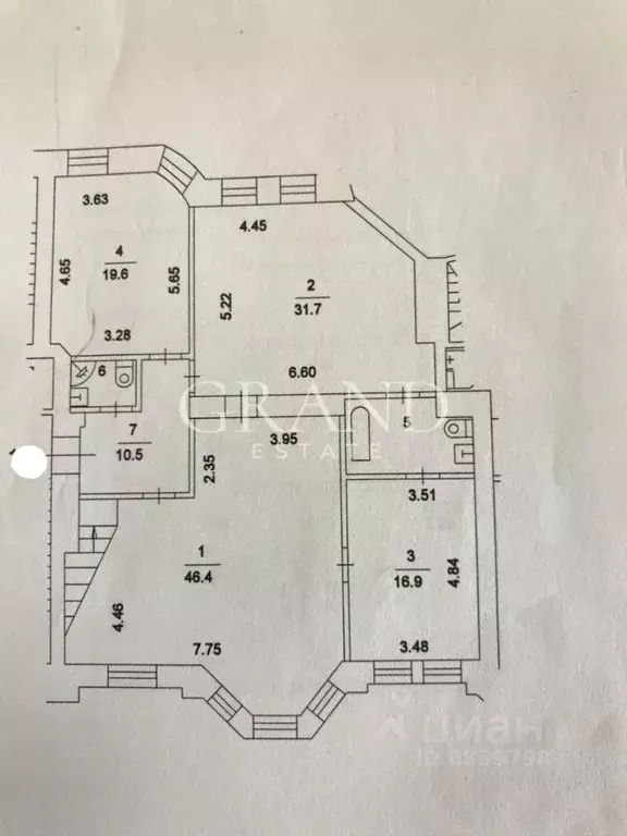 4-к кв. Москва ул. Спиридоновка, 27/24 (211.0 м) - Фото 2