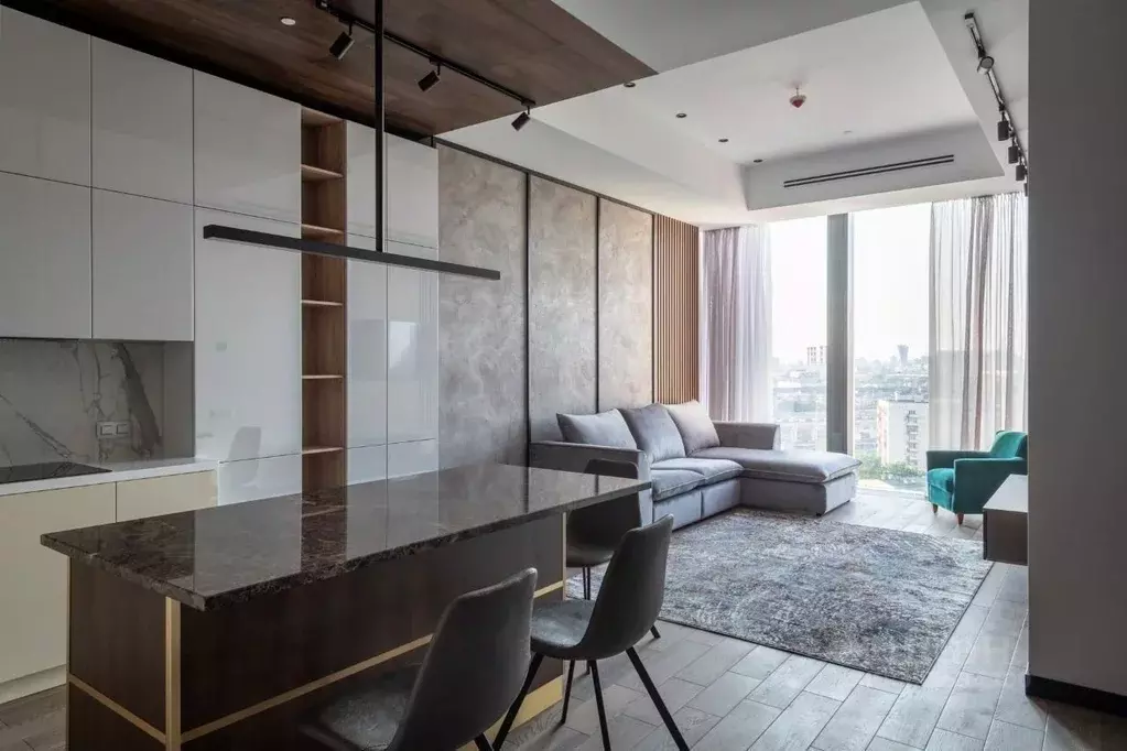 Студия Москва 1-й Красногвардейский проезд, 22с1 (49.7 м) - Фото 1