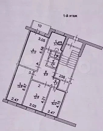 Комната 10 м в 4-к., 1/5 эт. - Фото 0