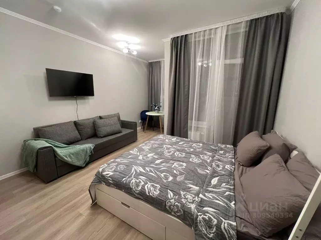 Студия Санкт-Петербург пос. Шушары, ул. Нины Петровой, 10к1 (24.5 м) - Фото 1