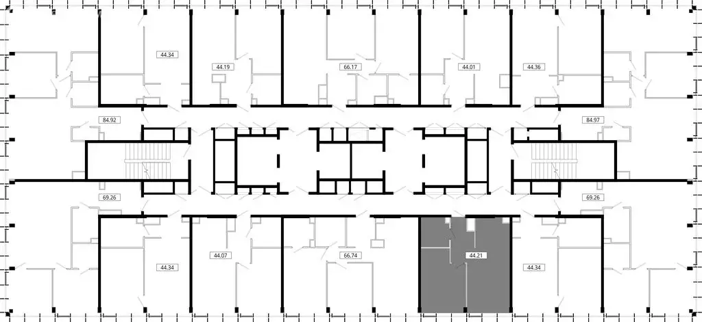 1-комнатная квартира: Москва, 4-я улица Марьиной Рощи, 10к3 (44.1 м) - Фото 1