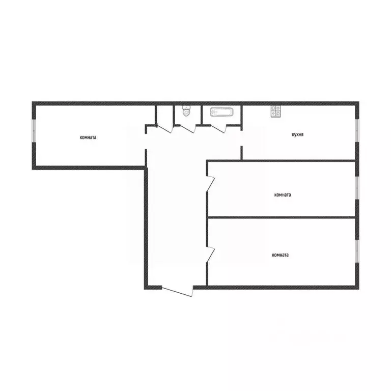 3-к кв. Смоленская область, Ярцево ул. Карла Маркса, 9 (75.8 м) - Фото 2