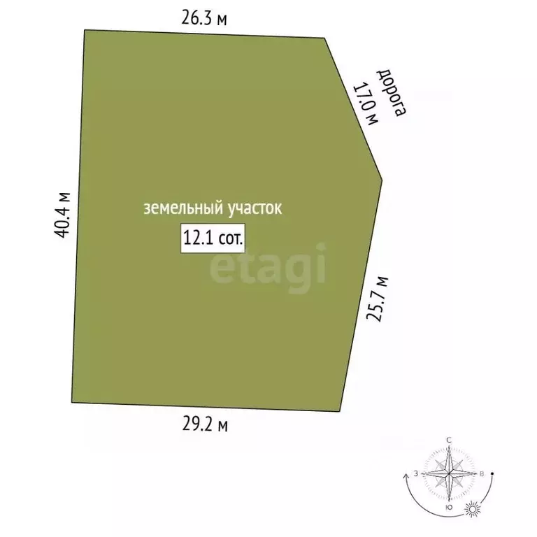 Участок в Санкт-Петербург пос. Александровская,  (337.0 сот.) - Фото 1