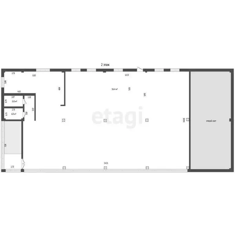 Помещение свободного назначения (871 м) - Фото 1