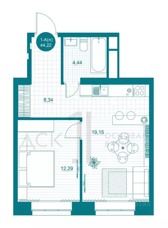 1-к кв. Ханты-Мансийский АО, Нефтеюганск 9А мкр, Прибрежный Парк жилой ... - Фото 1