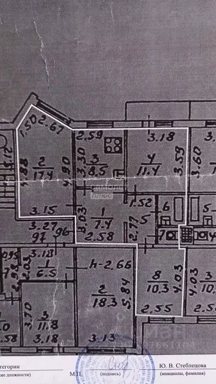 3-к кв. Липецкая область, Липецк ул. А.Г. Стаханова, 48 (62.8 м) - Фото 1