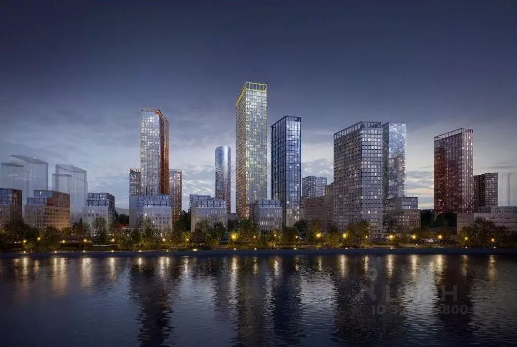 1-к кв. Москва Сидней Сити жилой комплекс, к2/2 (56.2 м) - Фото 1