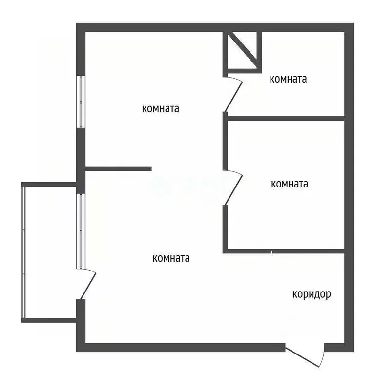 2-к кв. Воронежская область, Воронеж ул. Куцыгина, 12 (38.8 м) - Фото 2