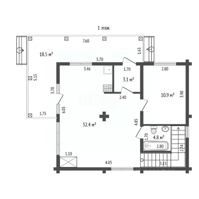 Дом в Москва д. Кнутово, 243 (123 м) - Фото 2