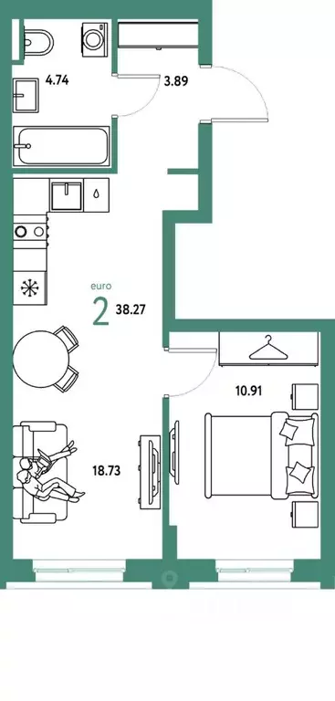 2-к кв. Свердловская область, Екатеринбург муниципальное образование, ... - Фото 1