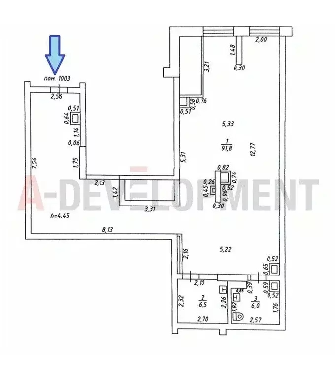 Помещение свободного назначения в Татарстан, Казань Комсомольская ул., ... - Фото 2