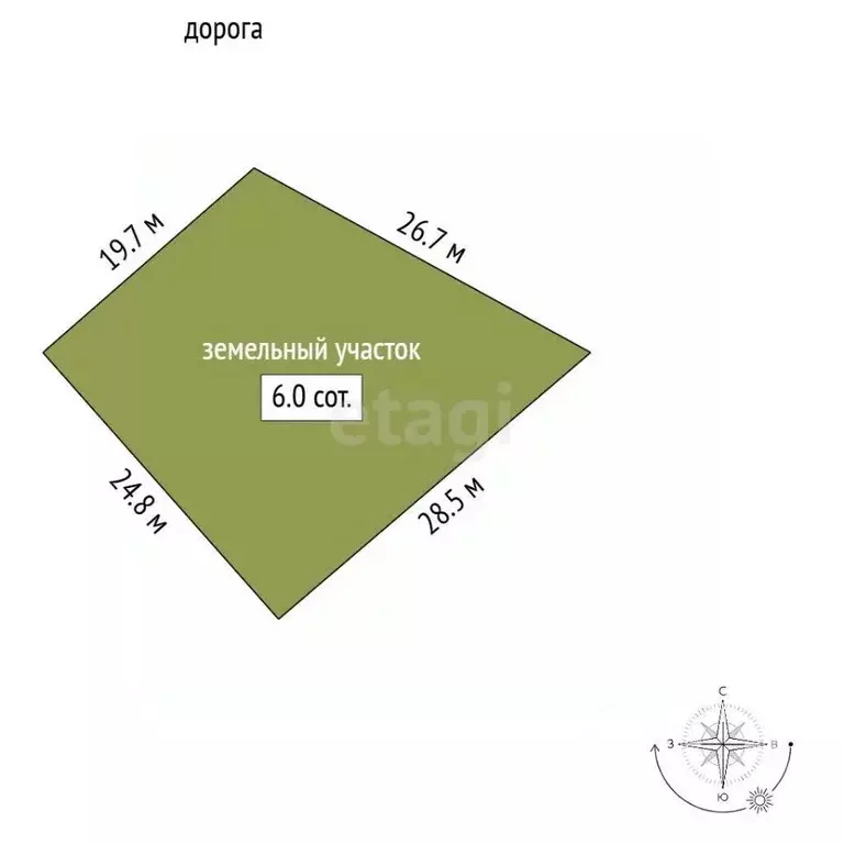 Участок в Крым, Симферопольский район, Перовское с/пос, с. Ключи ул. ... - Фото 2