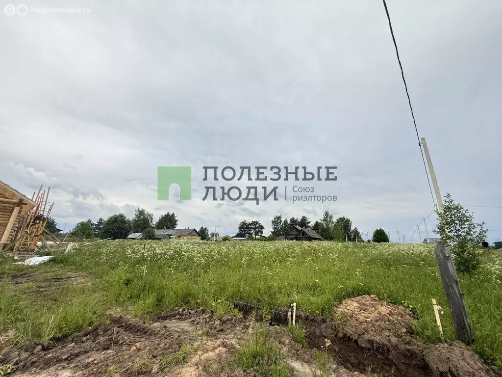 Участок в Вологодский муниципальный округ, деревня Ерофейка (15.1 м) - Фото 1