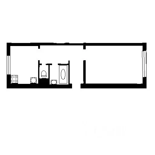 1-к кв. Москва ул. Строителей, 6К6 (35.0 м) - Фото 2