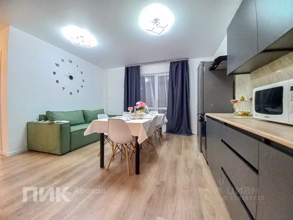 2-к кв. Ленинградская область, Всеволожский район, д. Новое Девяткино ... - Фото 1