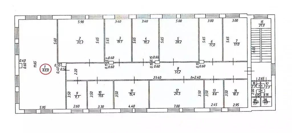 Офис в Татарстан, Казань ул. Ирек, 1 (63 м) - Фото 1