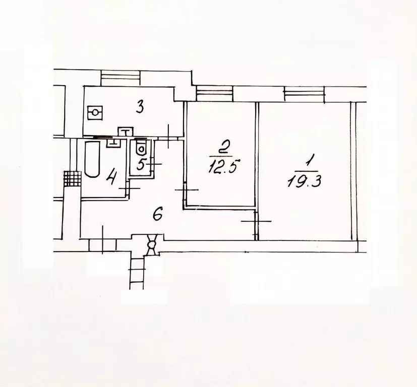 2-к кв. Москва Большая Дорогомиловская ул., 5 (56.7 м) - Фото 2