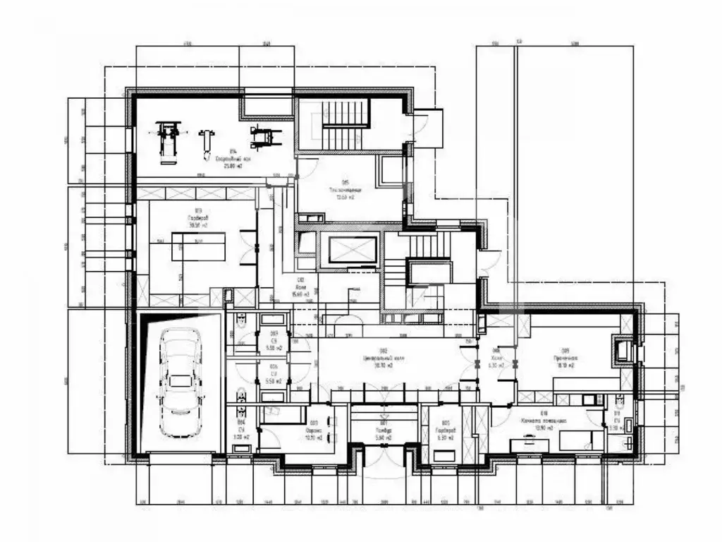 Помещение свободного назначения в Москва Гранатный пер., 6А (1270 м) - Фото 2