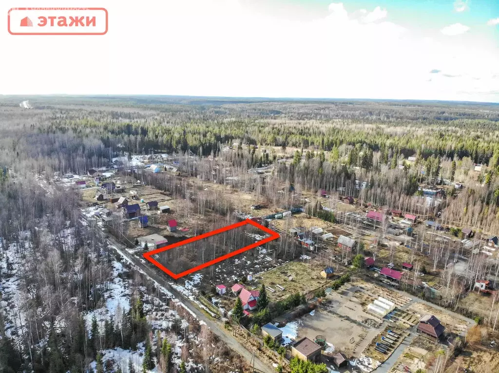 Участок в Нововилговское сельское поселение, СНТ Норик, Береговая ... - Фото 2