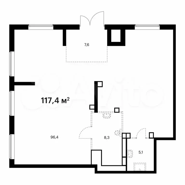 Продам помещение свободного назначения, 117.4 м - Фото 0