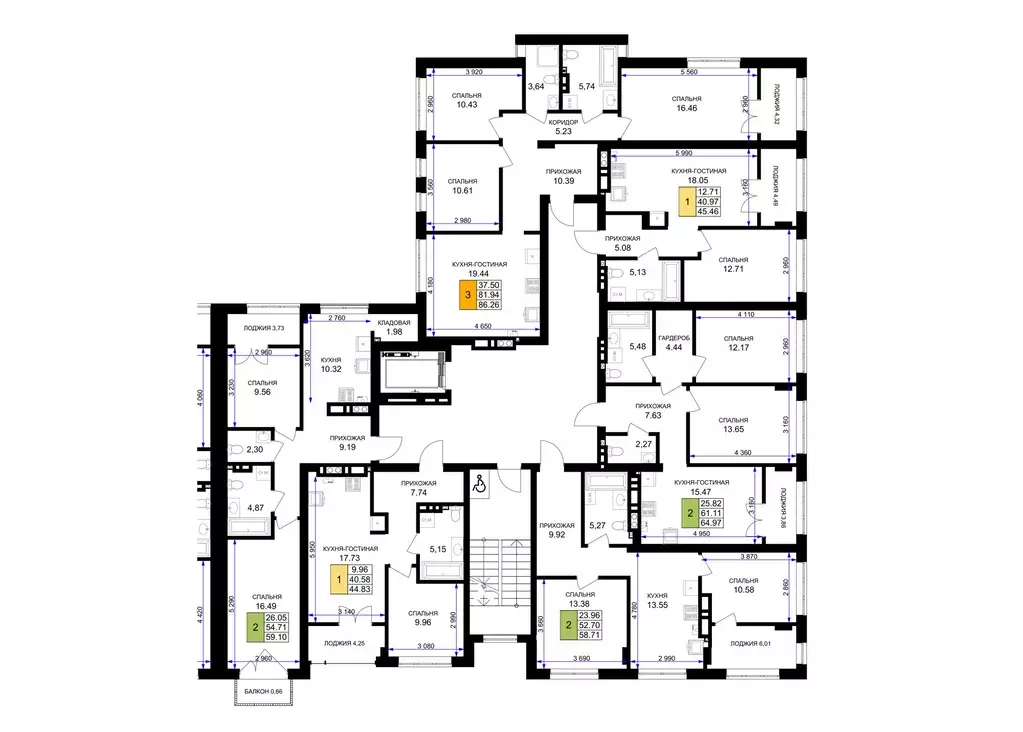 3-к кв. Калининградская область, Гурьевск ул. Героя России ... - Фото 2
