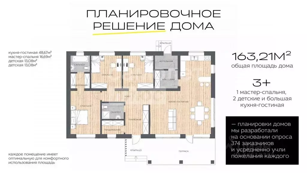 Дом в Тюменская область, Тюменский муниципальный округ, с. Кулаково  ... - Фото 2