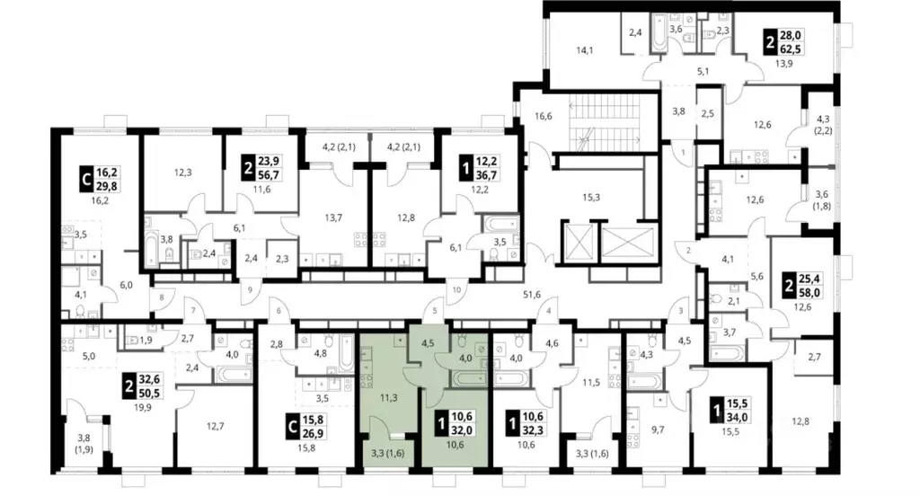 1-к кв. Москва 1-й Ясеневский жилой комплекс (32.0 м) - Фото 1