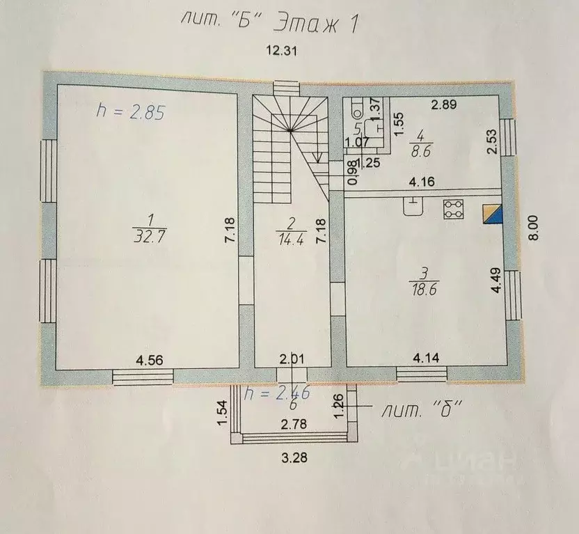 Дом в Ставропольский край, Ставрополь ул. Попова, 69 (158 м) - Фото 1