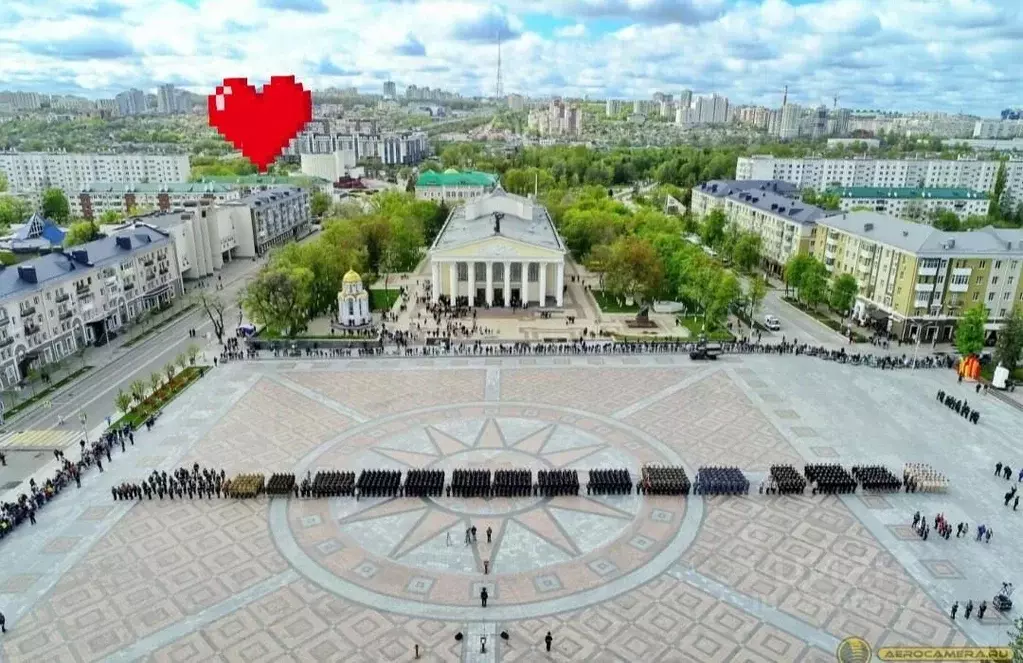 2-к кв. Белгородская область, Белгород ул. Попова, 12 (43.2 м) - Фото 1