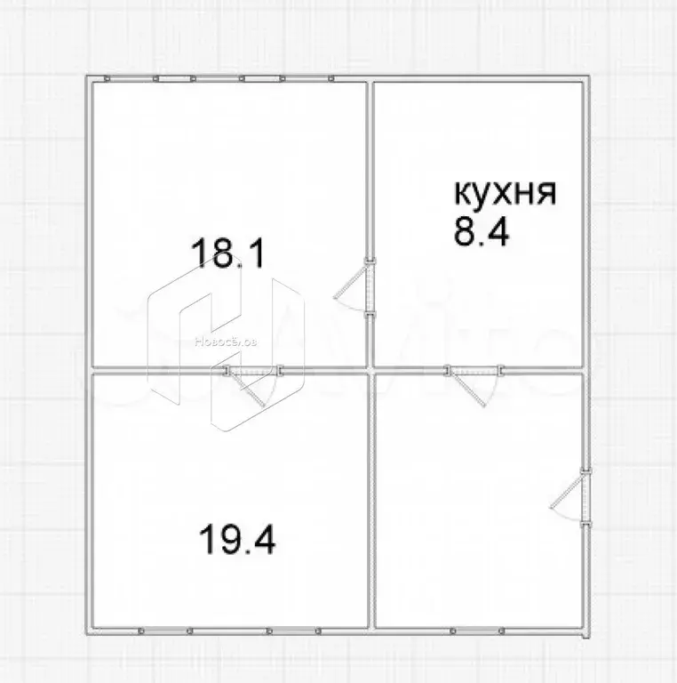 Дом 57,4 м на участке 4 сот. - Фото 0