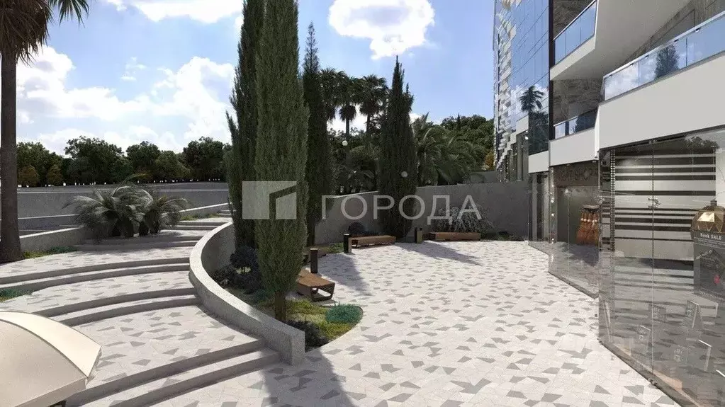 Студия Краснодарский край, Сочи Мамайка мкр, ул. Волжская, 22 (33.5 м) - Фото 1
