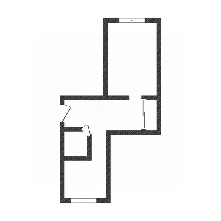 1-к кв. Кемеровская область, Юрга ул. Кирова, 27В (32.7 м) - Фото 1