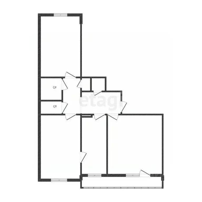 3-к кв. Иркутская область, Иркутск Университетский мкр, 71 (66.1 м) - Фото 2